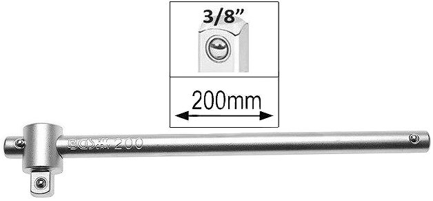 (image for) Maner glisant 200mm, 10 mm (3/8")