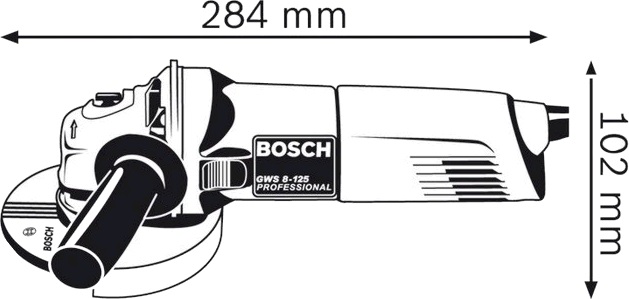 (image for) POLIZOR UNGHIULAR GWS 8-125 - Faceți clic pe imagine pentru a închide