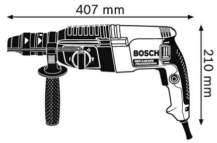 Ciocan rotopercutor GBH 2-26 DFR, 0611254768 (image for) Ciocan rotopercutor GBH 2-26 DFR, 0611254768
