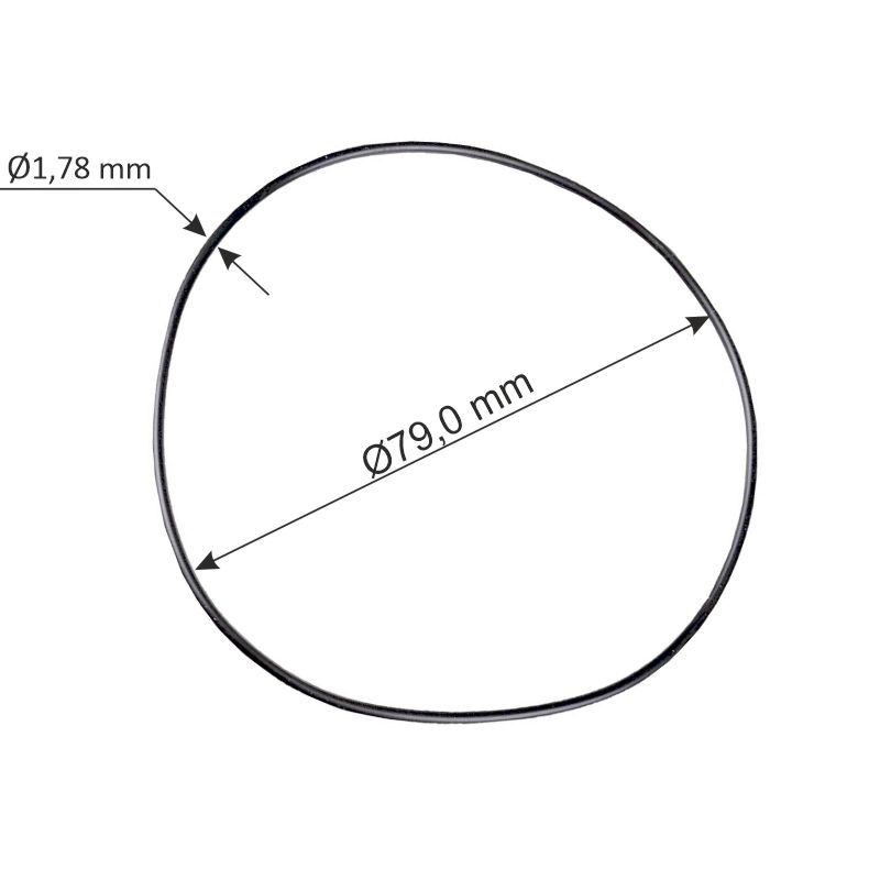 Garnitura o-ring, 79,0x1,78mm, 1600210033 (image for) Garnitura o-ring, 79,0x1,78mm, 1600210033