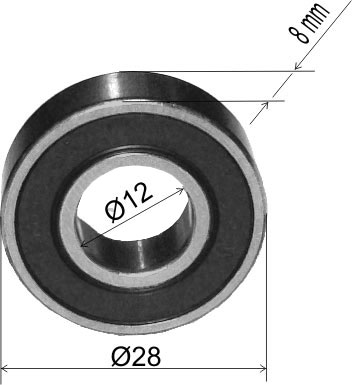 Rulment 6001 LUV, 1600905031 (image for) Rulment 6001 LUV, 1600905031