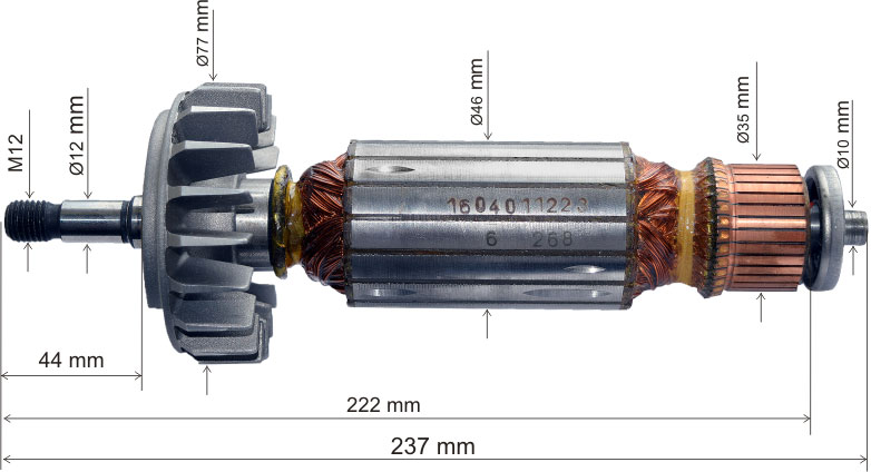 Rotor polizor, 1604011223 (image for) Rotor polizor, 1604011223