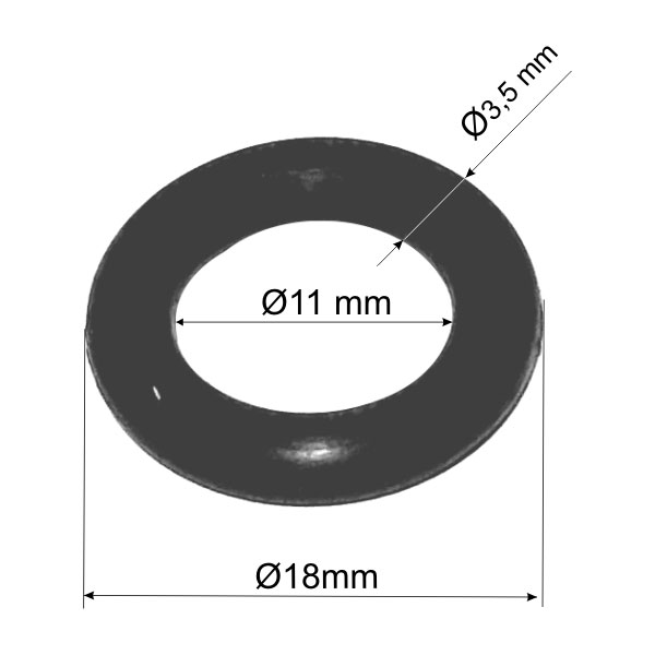 O-ring, 11,0x3,5mm, 1610210104