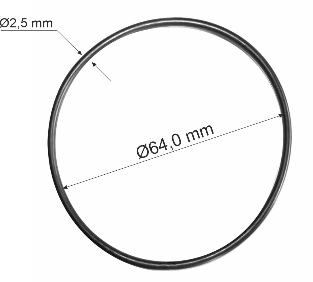 O-ring 64,0x2,5 mm, 1610210127 (image for) O-ring 64,0x2,5 mm, 1610210127