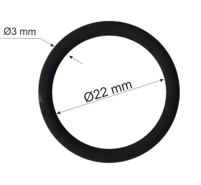 O-ring 22,0x3,0mm, 1610210144 (image for) O-ring 22,0x3,0mm, 1610210144
