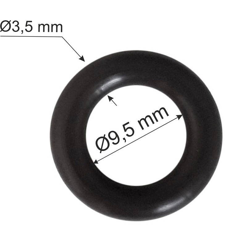 Garnitura o-ring, 9,5x3,5mm, 1610210209