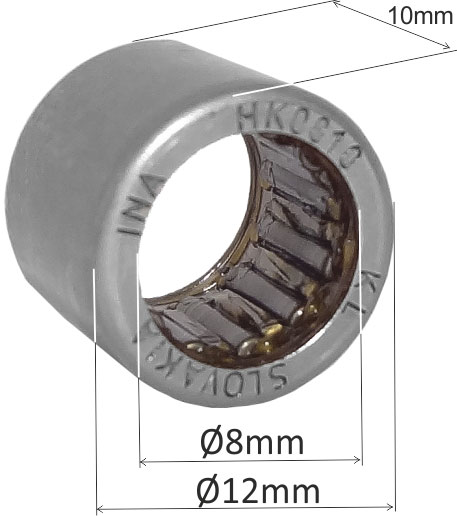 Rulment ace 8X12X10mm, 1610910057 (image for) Rulment ace 8X12X10mm, 1610910057