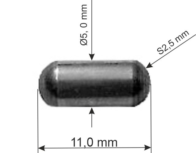 Rola cilindrica 5,0x11,0 mm, 1613100014