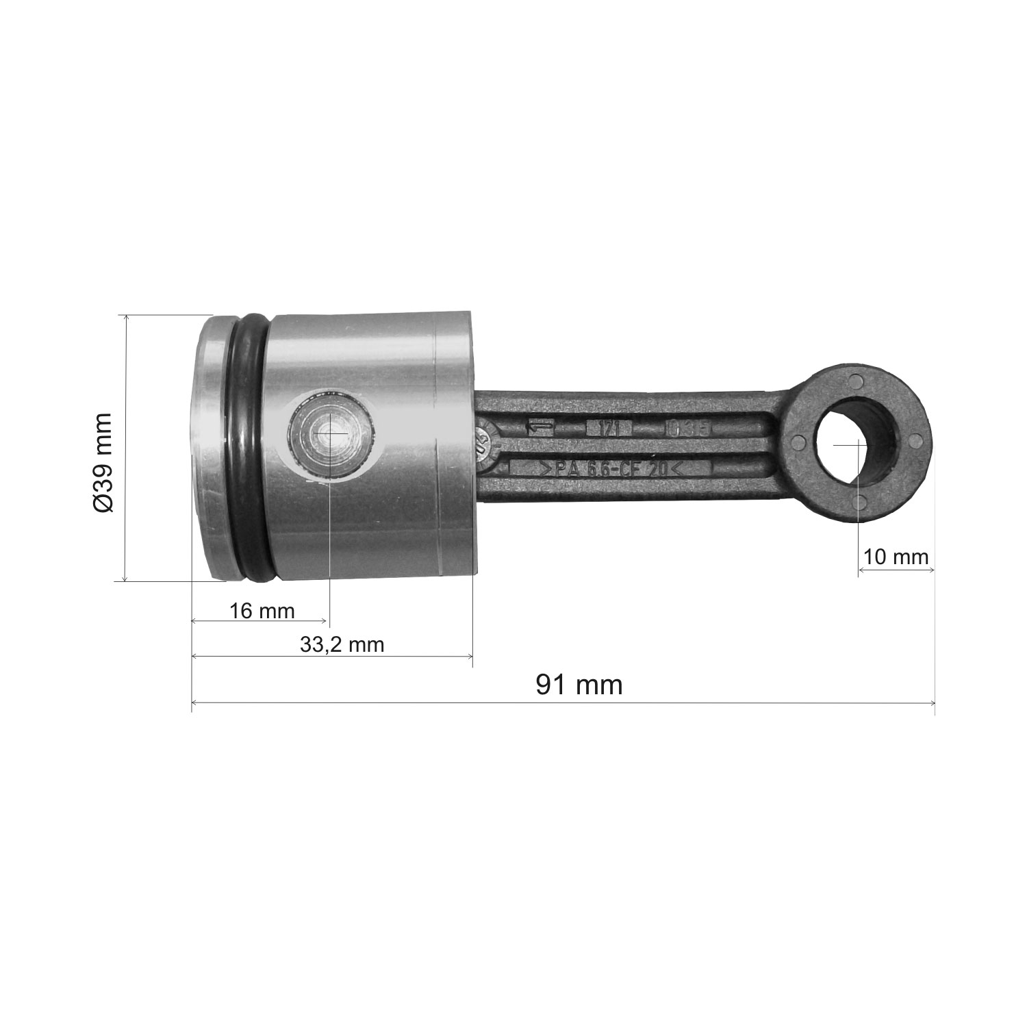 Piston de ciocan, 1617000873 (image for) Piston de ciocan, 1617000873