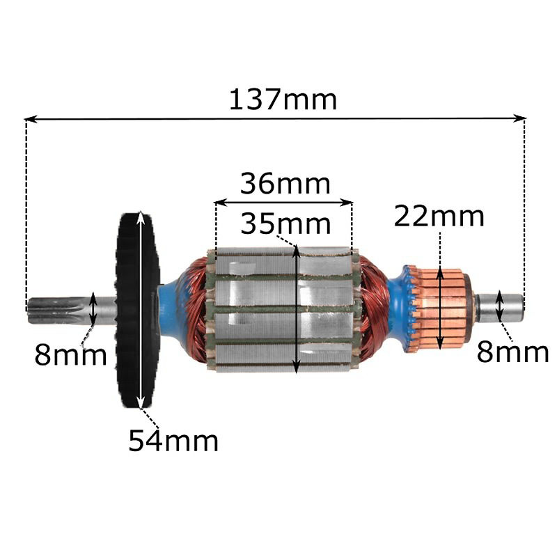 Rotor rotopercutor, 1619P01771 (image for) Rotor rotopercutor, 1619P01771