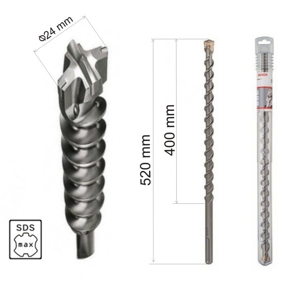 BURGHIU GAURIRE SDS-M 8X - 24X400X520 (image for) BURGHIU GAURIRE SDS-M 8X - 24X400X520