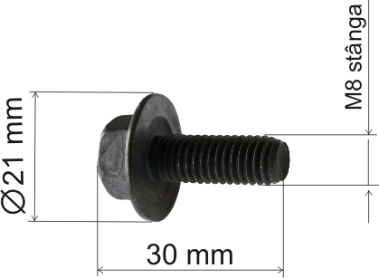 BOLT FILETAT M8/STANGA 2610911467 (image for) BOLT FILETAT M8/STANGA 2610911467