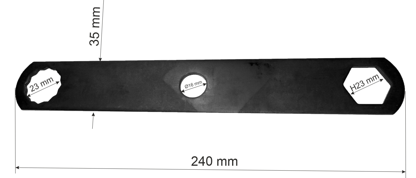 Cheie fixare disc 2610996880 (image for) Cheie fixare disc 2610996880
