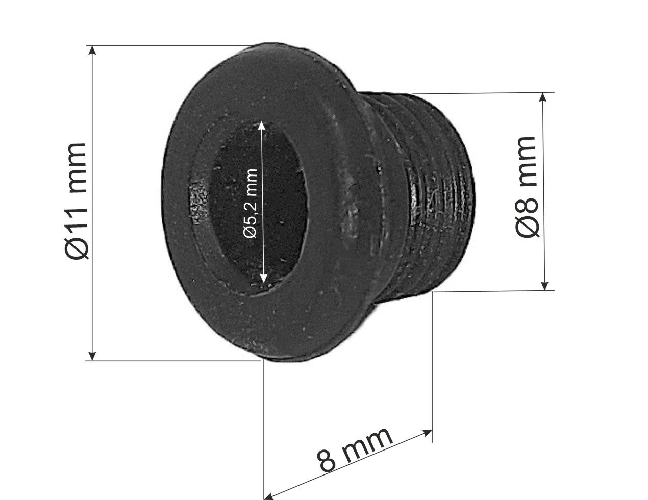 Dop cauciuc 8mm, F016F03337 (image for) Dop cauciuc 8mm, F016F03337