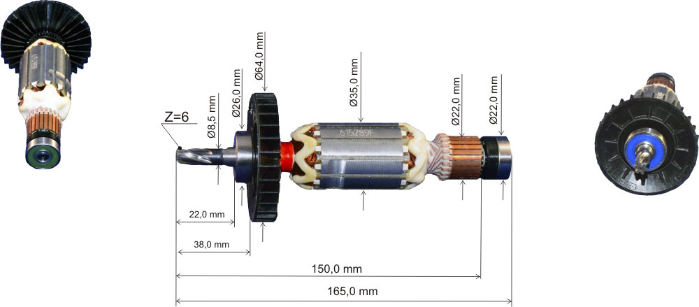 (image for) Rotor 515289-2, HR2470 HR2460