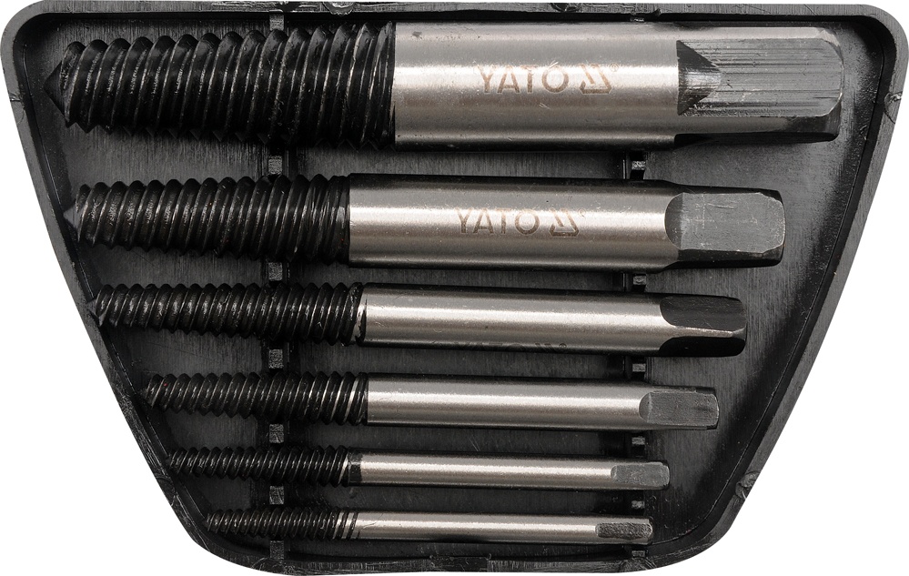 Set extractoare suruburi rupte 6 buc (image for) Set extractoare suruburi rupte 6 buc