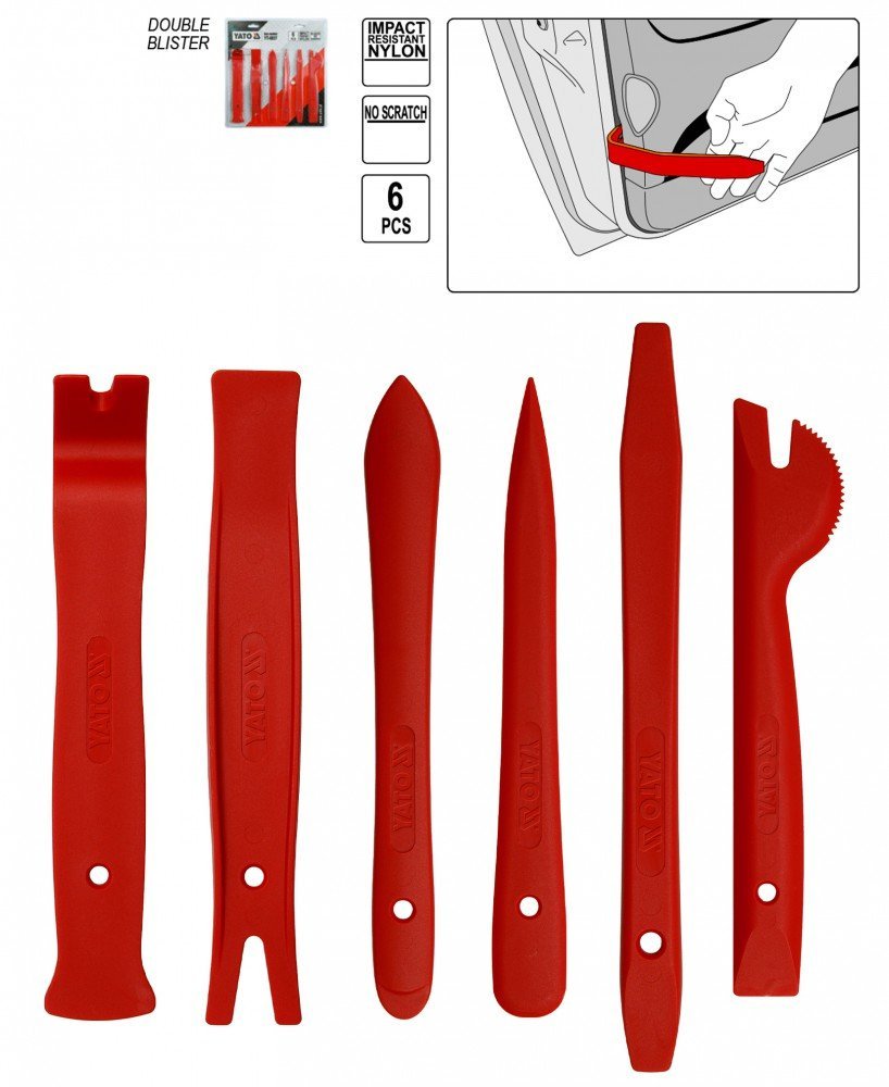 Set extractoare ptr. elemente auto din plastic (image for) Set extractoare ptr. elemente auto din plastic