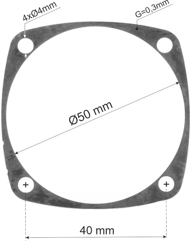(image for) Distantier ajustare uzura 0,3 mm, 1600136011