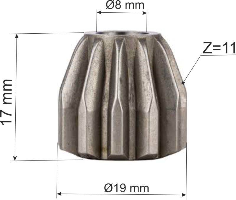 (image for) Pinion dintat conic, Z=11, 1606333617