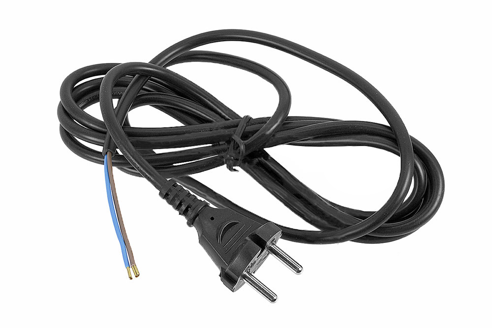 Cablu de alimentare 2,65m 2 x 0,75mm H05VV-F , 2,65m 2 x 0,75mm