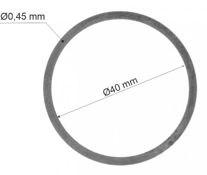 Distantier ajustare uzura 0,45 mm, 1610102049