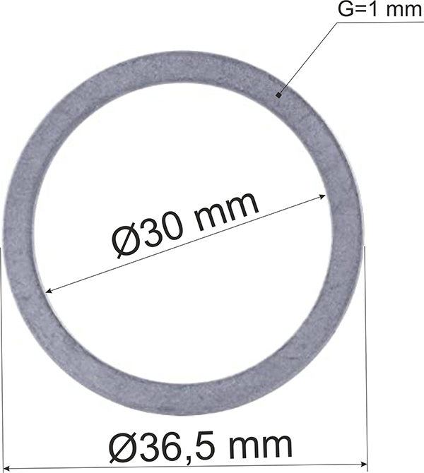 Disc de sprijin 1 mm, 1610102616