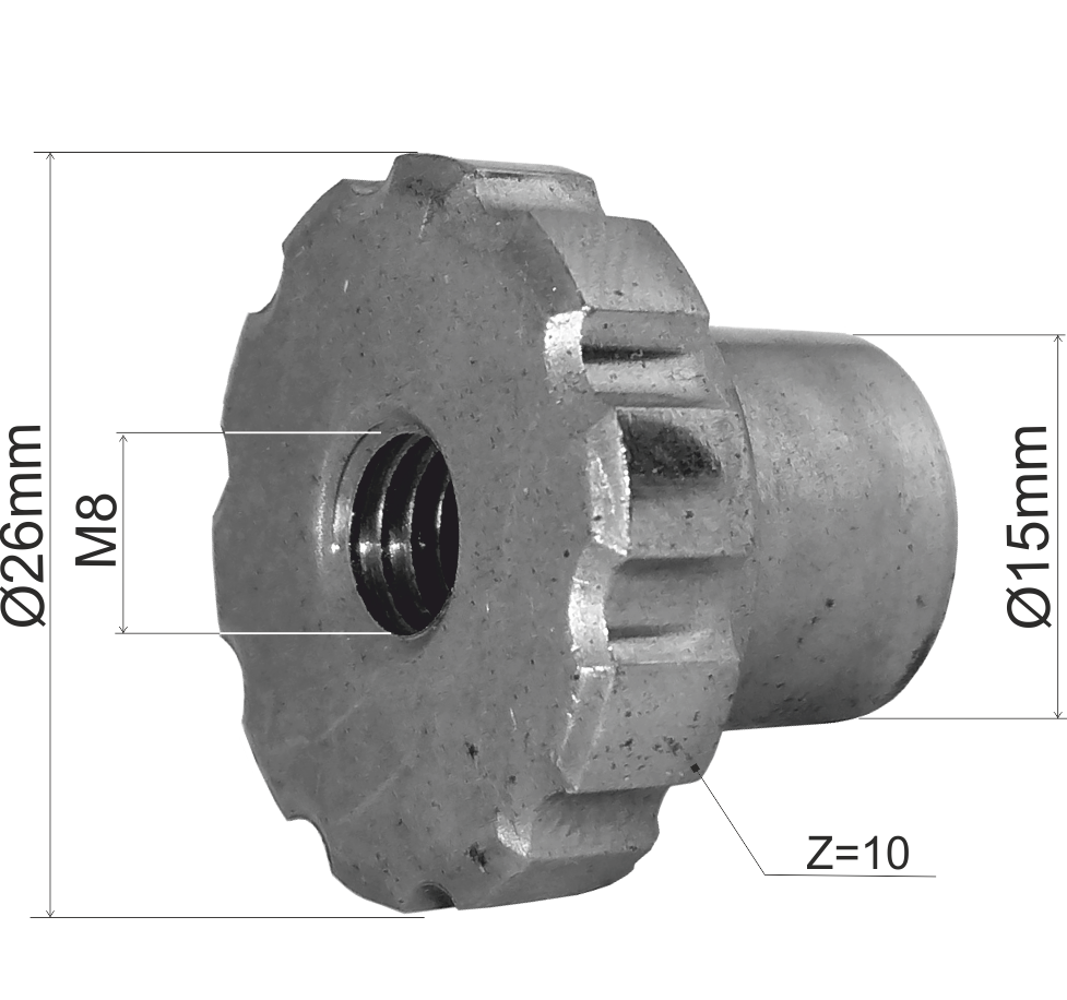 Piesa antrenare PEX, M8, 2606490053 (image for) Piesa antrenare PEX, M8, 2606490053