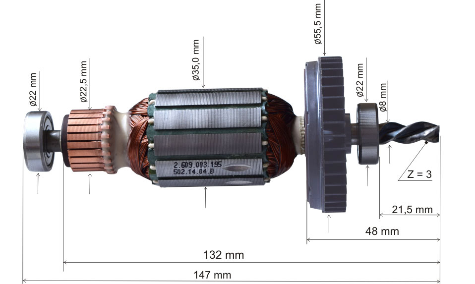 (image for) Rotor PSB 750, 2609003195