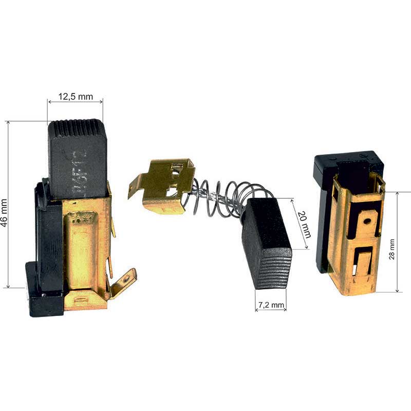 Perii colectoare cu suport -set-, 2610925372 (image for) Perii colectoare cu suport -set-, 2610925372