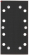 Placa de slefuit, 92 mm x 182 mm, 2608000165